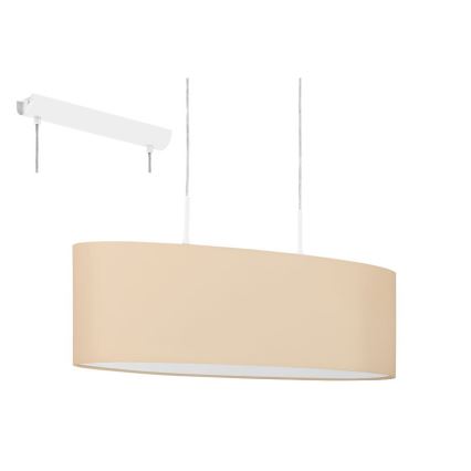 EGLO 97563 - Luster na lanku PASTERI-P 2xE27/60W/230V