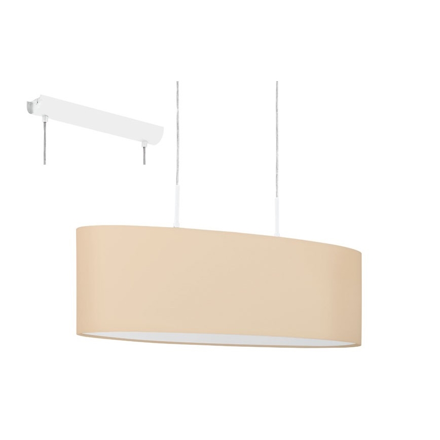 EGLO 97563 - Luster na lanku PASTERI-P 2xE27/60W/230V