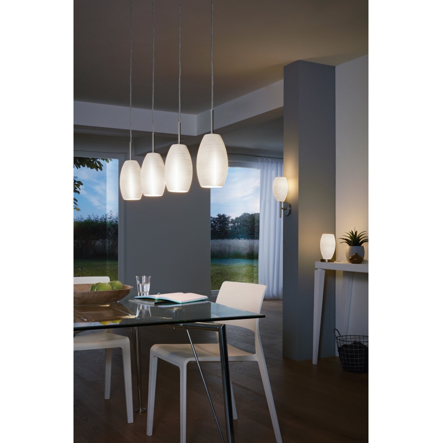Eglo - Luster na lanku 4xE27/40W/230V