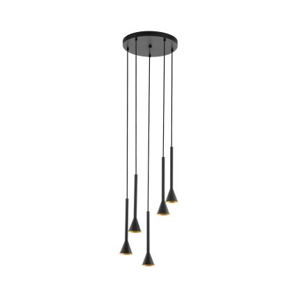 Eglo - LED Luster na lanku 5xGU10/5W/230V