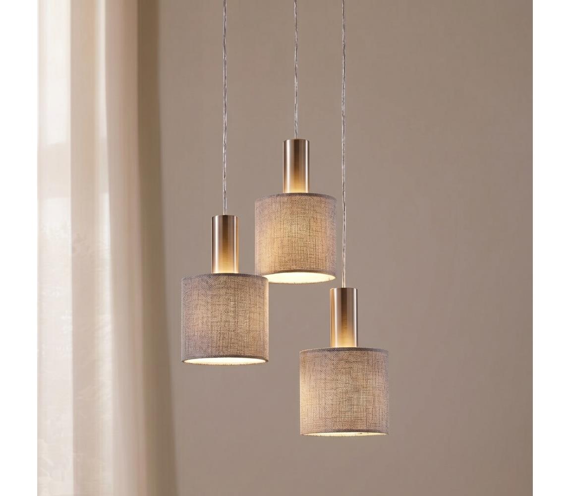 Eglo 97673 - Závesný luster na lanku CONCESSA 2 3xE27/60W/230V 97673