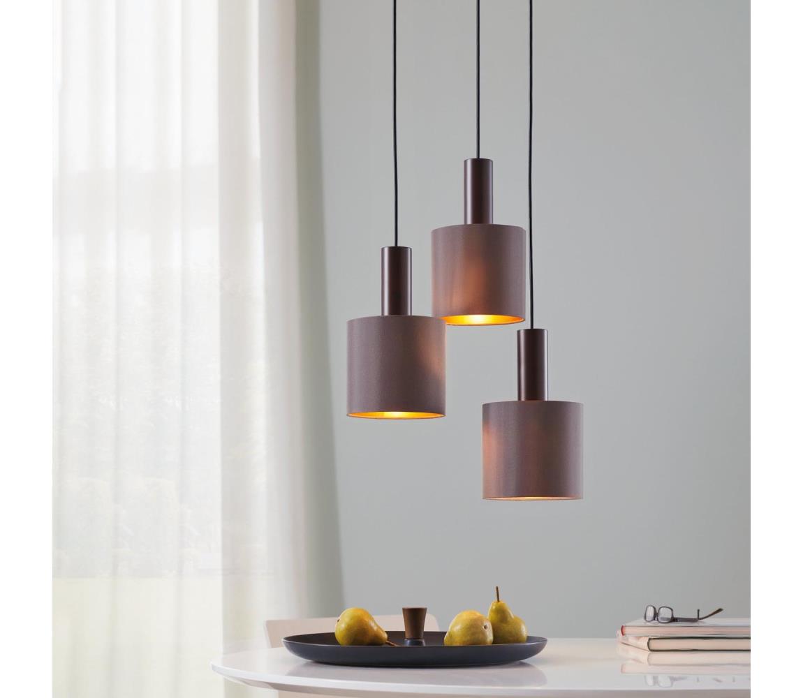 Eglo 97684 - Luster na lanku CONCESSA 1 3xE27/60W/230V 97684