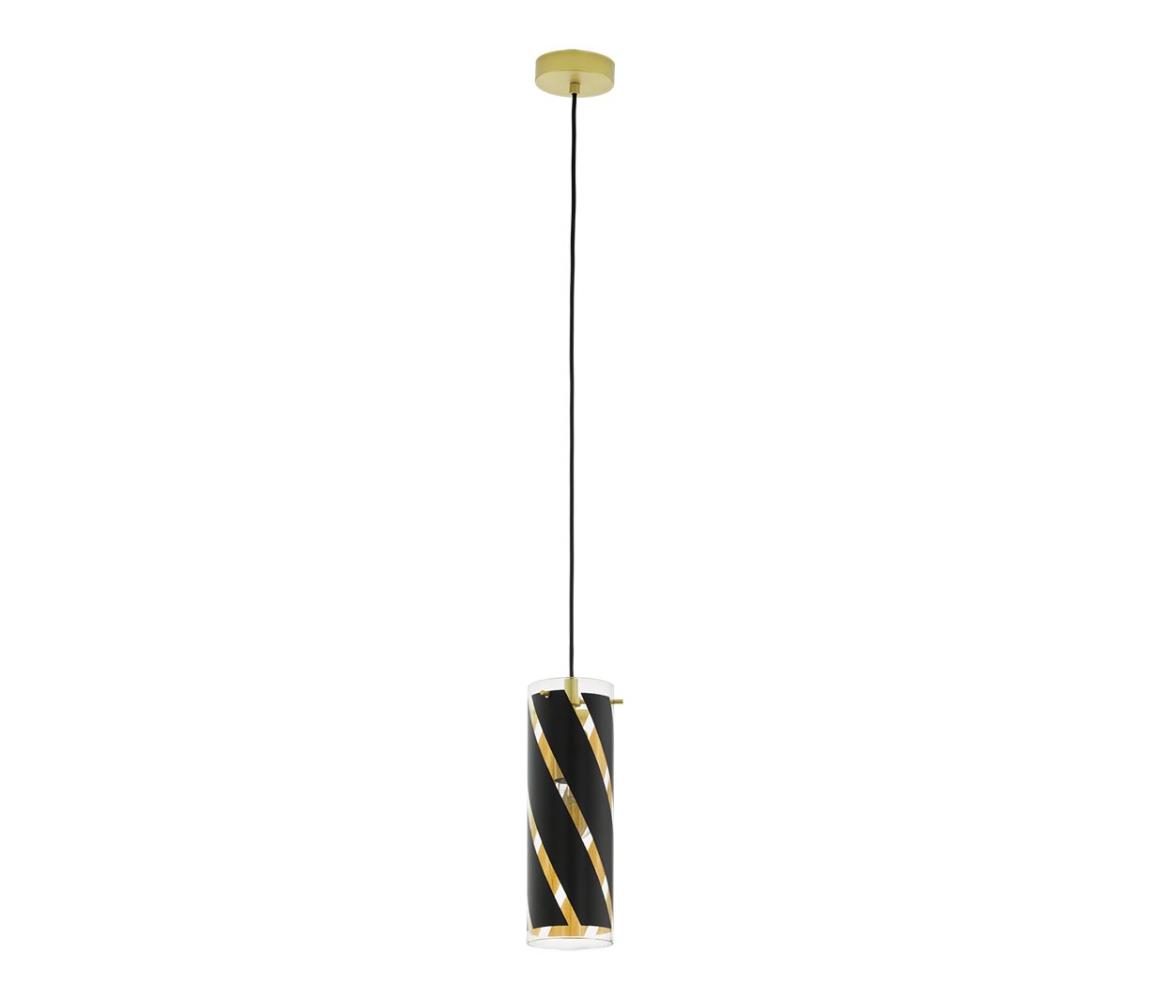 Eglo 97766 - Závesné svietidlo na lanku PINTO NERO 1 1xE27/60W/230V 97766