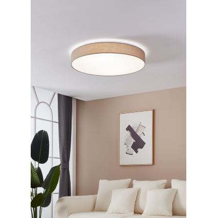 Eglo - LED Stmievateľné stropné svietidlo LED/60W/230V + diaľkové ovládanie