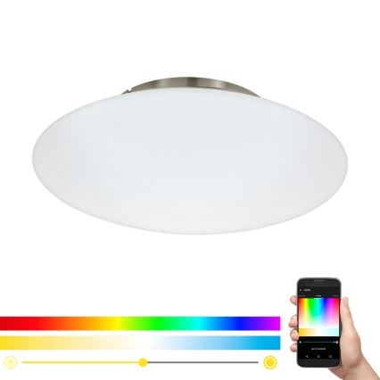 Eglo 97811 - LED RGB Stmievateľné stropné svietidlo FRATTINA-C 1xLED/27W/230V