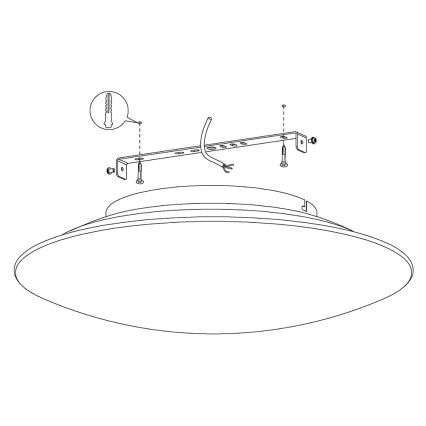 Eglo 97811 - LED RGB Stmievateľné stropné svietidlo FRATTINA-C 1xLED/27W/230V