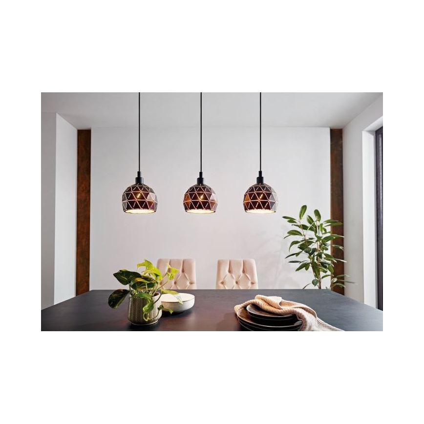 Eglo - Luster na lanku 3xE14/40W/230V