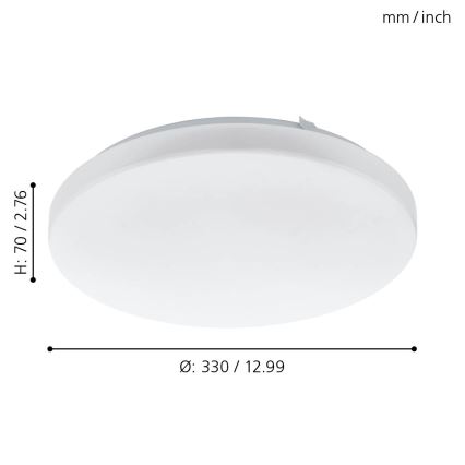 Eglo - LED Stropné svietidlo LED/14,6W/230V