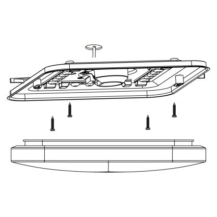 Eglo - LED Stropné svietidlo LED/11,5W/230V