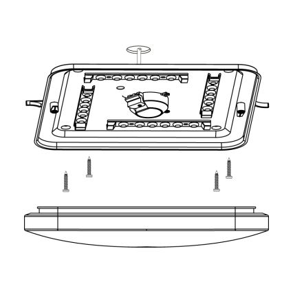 Eglo - LED Stropné svietidlo LED/17,3W/230V