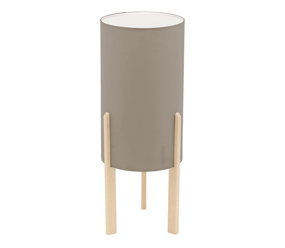 Eglo 97893 - Stolná lampa CAMPODINO 1xE27/60W/230V výška 400mm taupe 97893