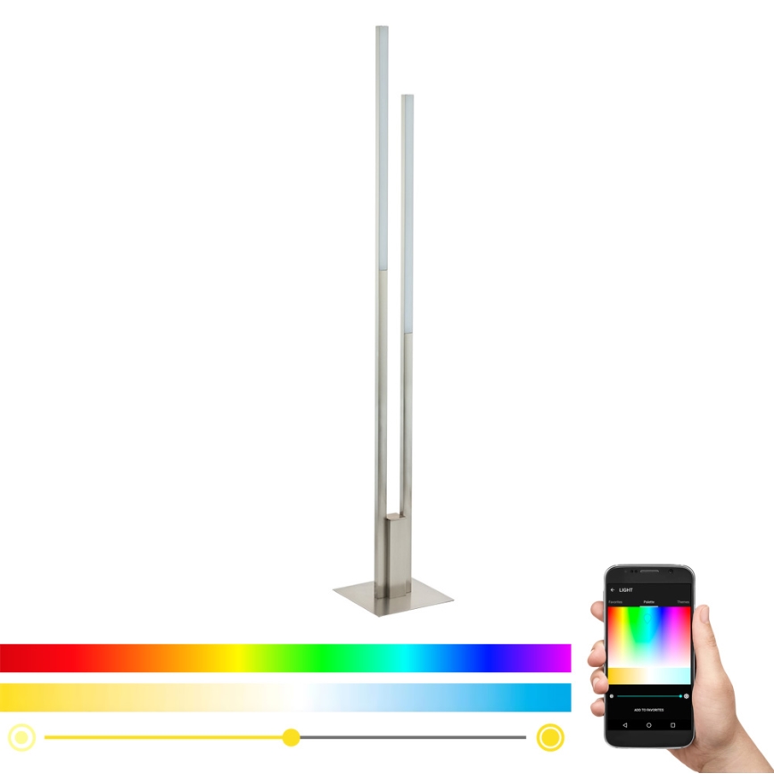 Eglo - LED RGB Stmievateľná stojacia lampa FRAIOLI-C 2xLED/17W/230V