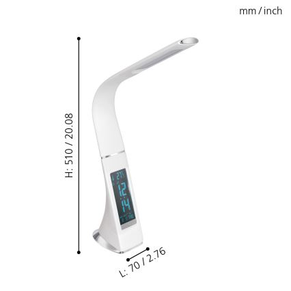 Eglo - LED Stolná lampa LED/3,2W/230V