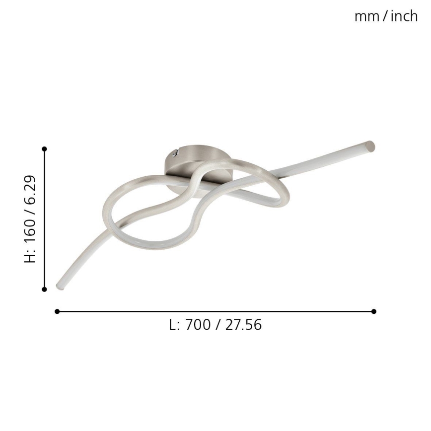 Eglo - LED Prisadený luster LED/13W/230V