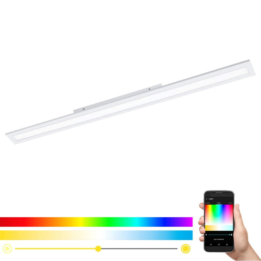 Eglo - LED RGBW Stmievateľný panel SALOBRENA-C LED/34W/230V + diaľkové ovládanie