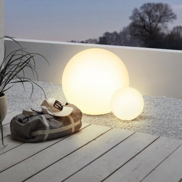 Eglo 98101 - Vonkajšia stojacia lampa MONTEROLO 1xE27/40W/230V IP65 ø300