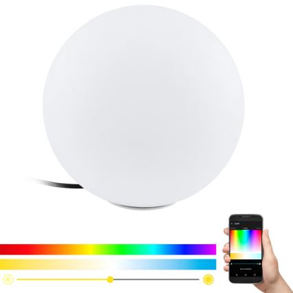 Eglo 98105 - LED RGBW Vonkajšie svietidlo MONTEROLO-C LED/9W/230V IP65 pr.300