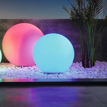 Eglo 98106 - LED RGBW Vonkajšie svietidlo MONTEROLO-C LED/9W/230V IP65 pr.390