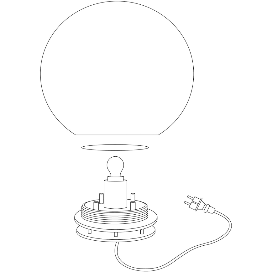 Eglo 98106 - LED RGBW Vonkajšie svietidlo MONTEROLO-C LED/9W/230V IP65 pr.390