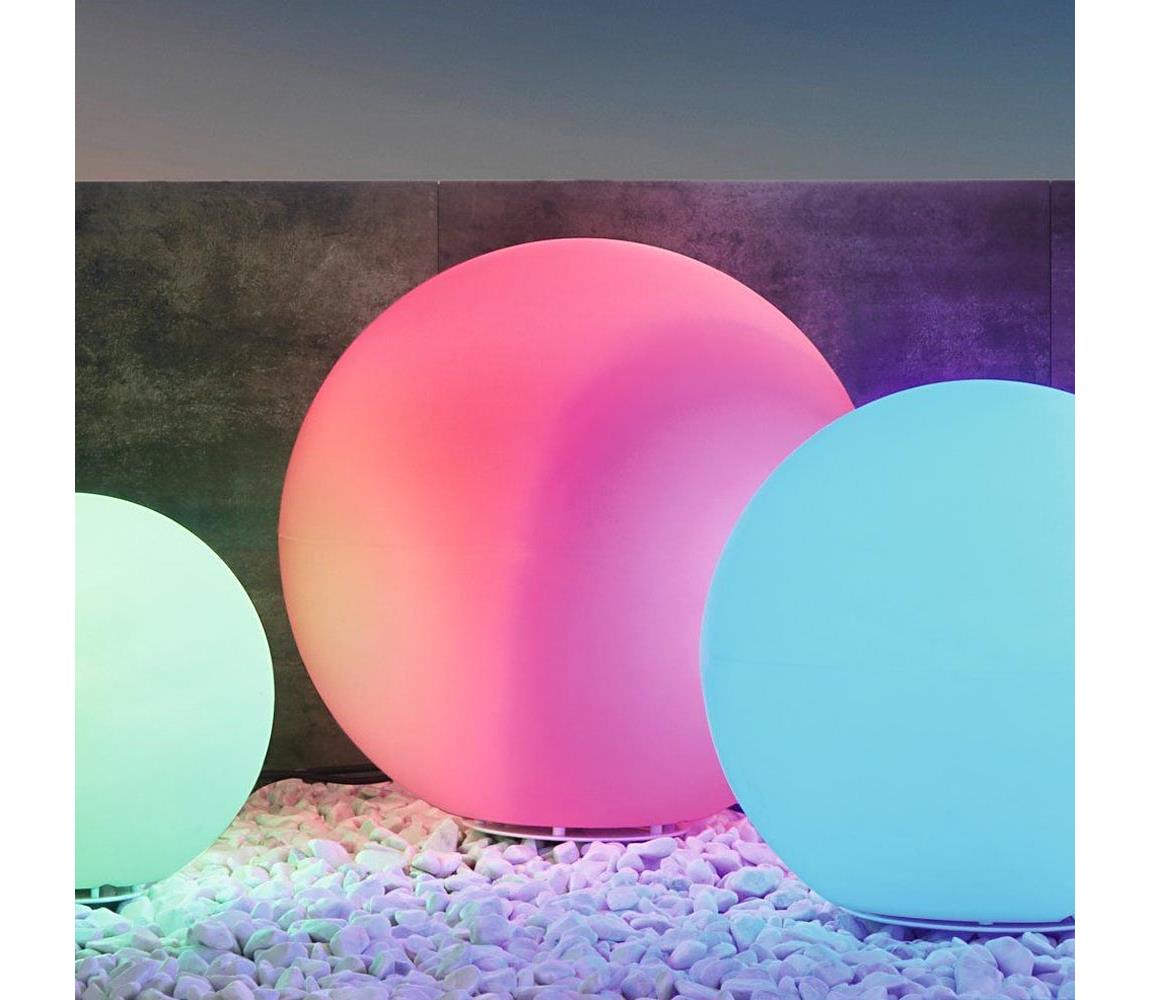 Eglo 98108 - LED RGBW Vonkajšie svietidlo MONTEROLO-C LED/9W/230V IP65 pr.600 98108