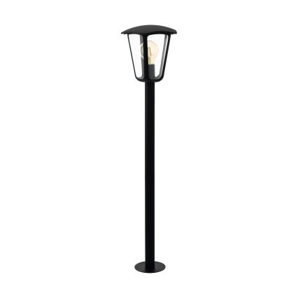 Eglo - Vonkajšia lampa 1xE27/60W/230V IP4výška 995 čierna