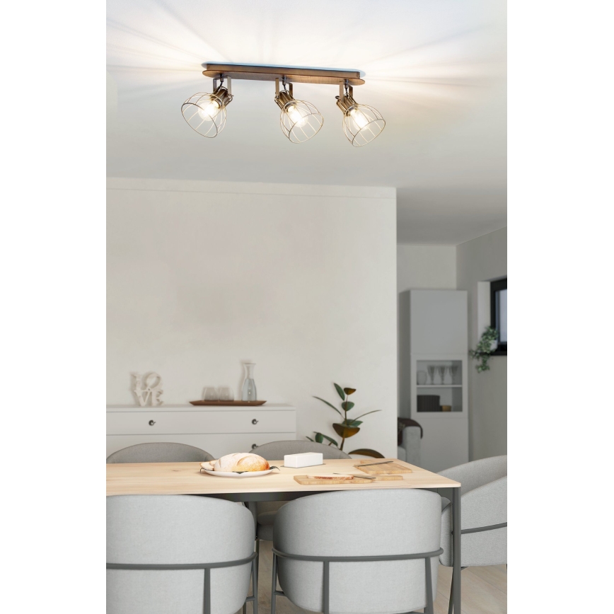 Eglo 98136 - Bodové svietidlo SAMBATELLO 3xE27/40W/230V