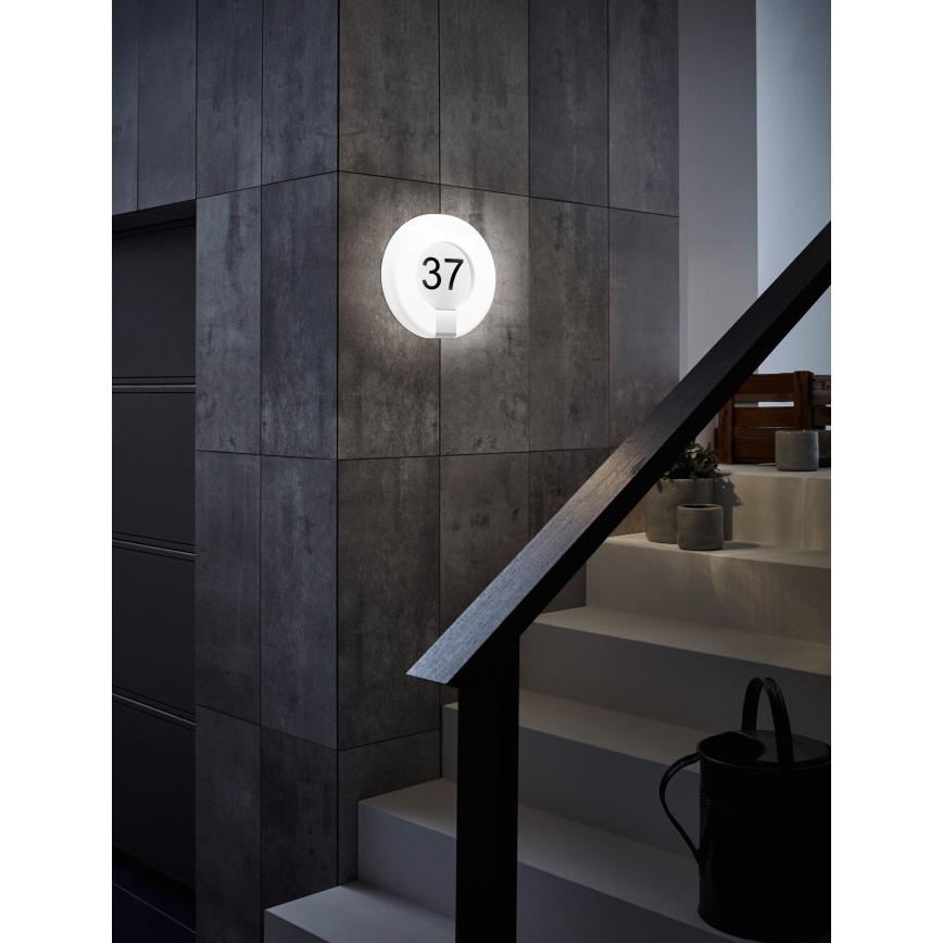 Eglo 98145 - LED RGB Domové číslo MARCHESA-C LED/15W/230V IP44