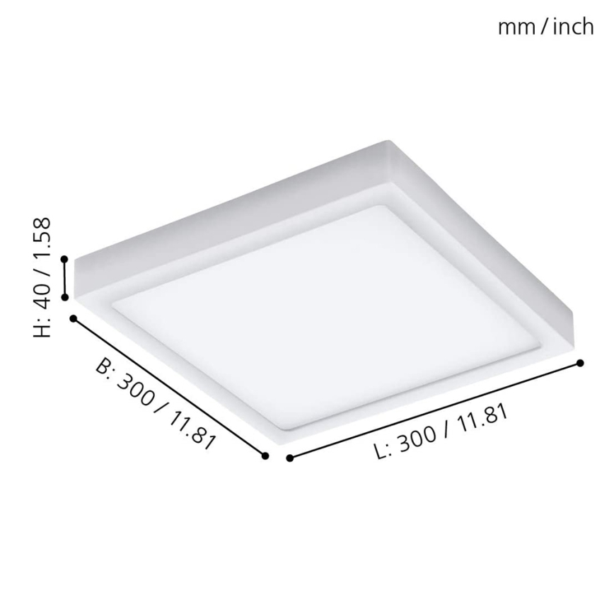 Eglo - LED Stmievateľné vonkajšie svietidlo ARGOLIS-C LED/22W/230V Bluetooth IP44