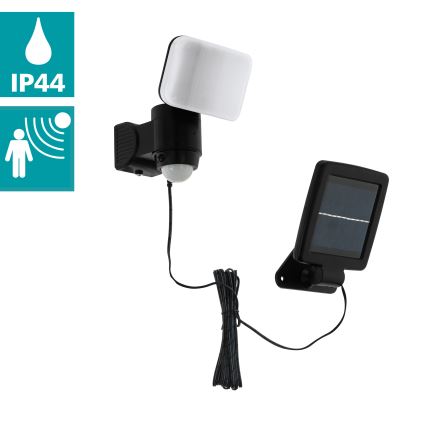 Eglo - LED Solárne nástenné svietidlo so senzorom LED/3,7V 1800 mAh IP44