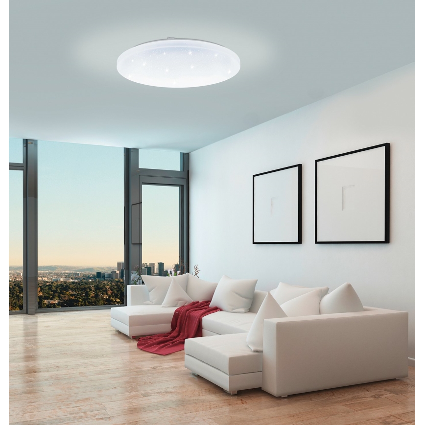 Eglo - LED Stmievateľné kúpeľňové svietidlo LED/12W/230V IP44 + diaľkové ovládanie