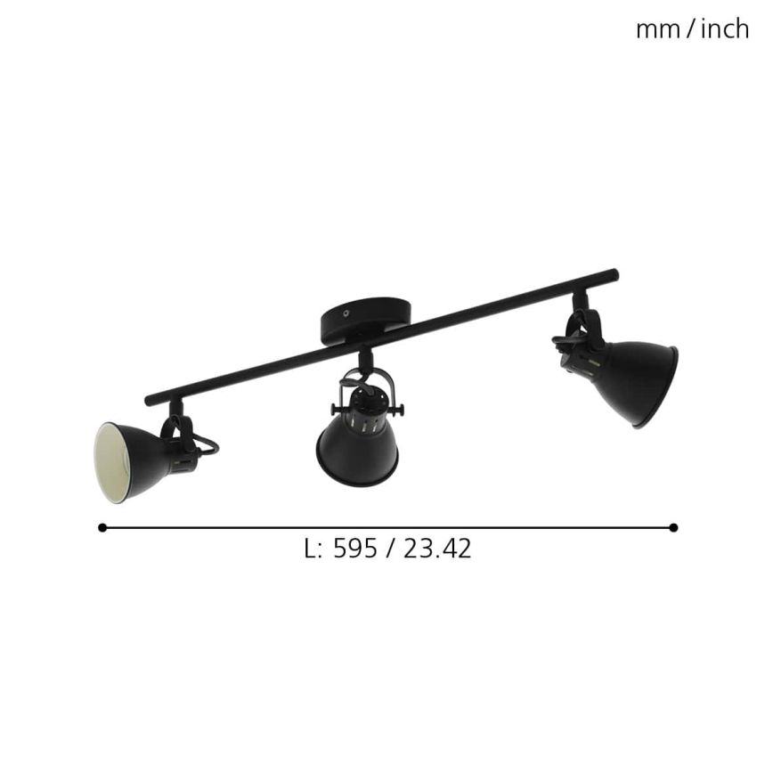 Eglo - LED Bodové svietidlo 3xGU10/3,3W/230V