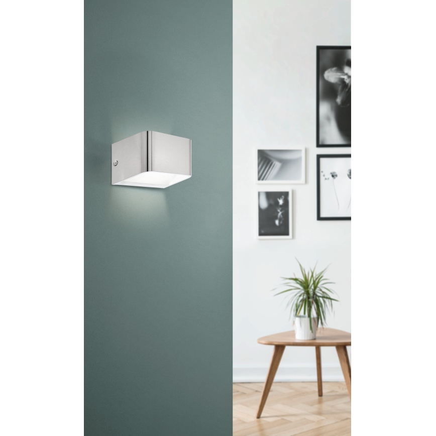 Eglo - LED Nástenné svietidlo LED/6W/230V 3000K matný chróm