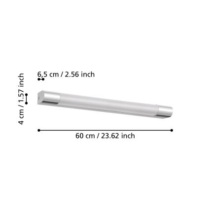 Eglo - LED Kúpeľňové osvetlenie zrkadla LED/16W/230V IP44