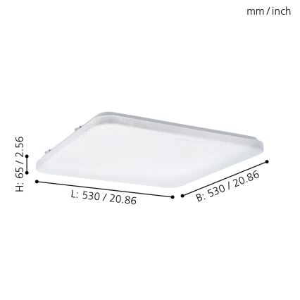 Eglo - LED Stropné svietidlo LED/49,5W/230V