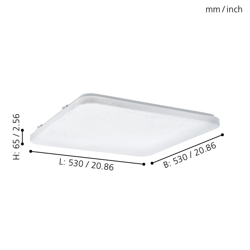 Eglo - LED Stropné svietidlo LED/49,5W/230V