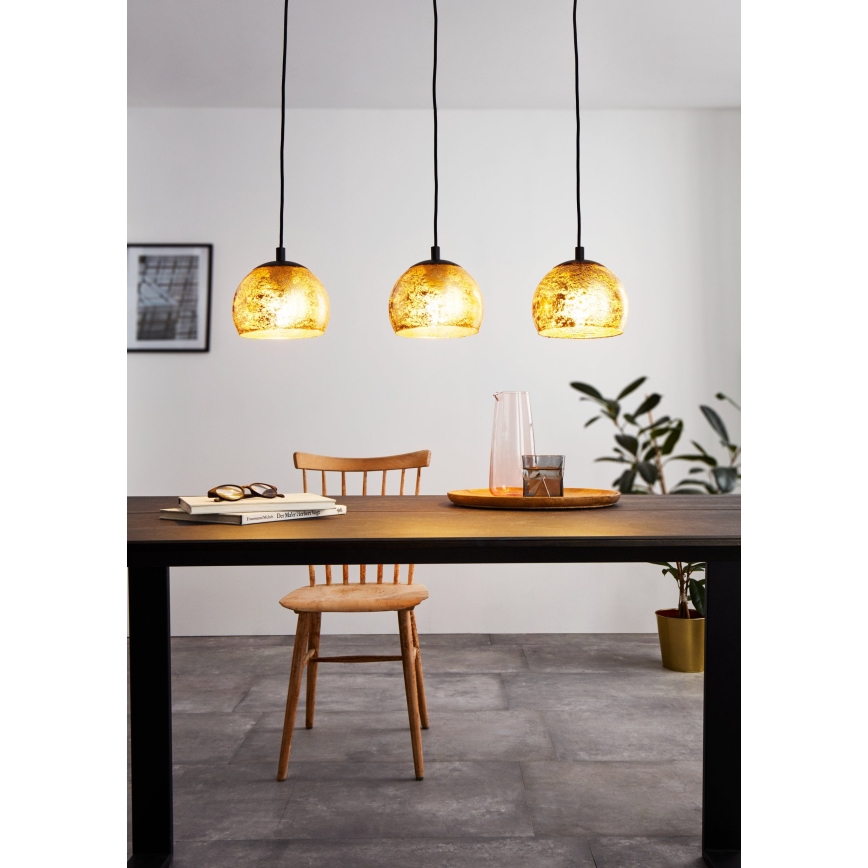 Eglo - Luster na lanku 3xE27/40W/230V