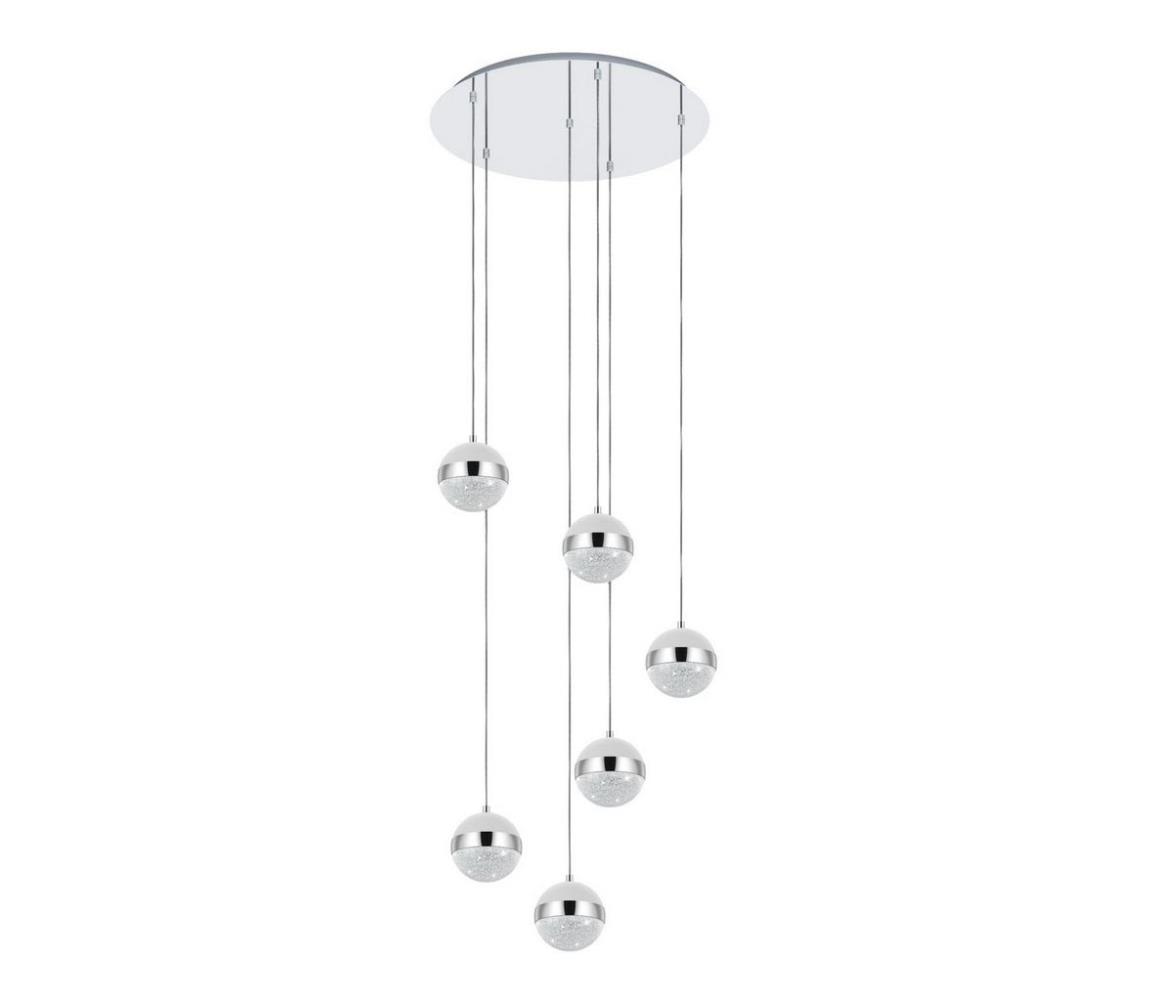 Eglo 98558 - Závesný LED luster na lankách LICOROTO 6xG9/3W/230V 98558