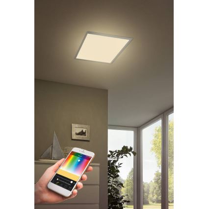 Eglo - LED RGB Stmievateľné stropné svietidlo TURCONA-C LED/20W/230V + diaľkové ovládanie
