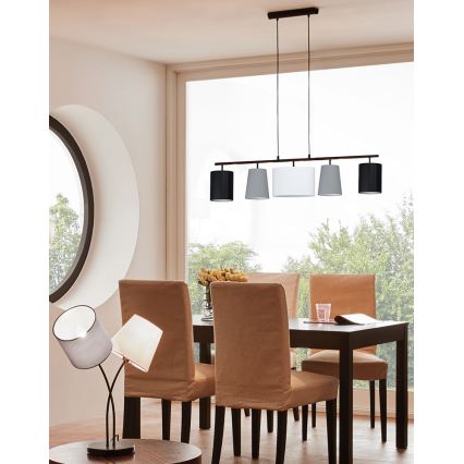 Eglo - LED luster na lanku 5xE14/25W/230V