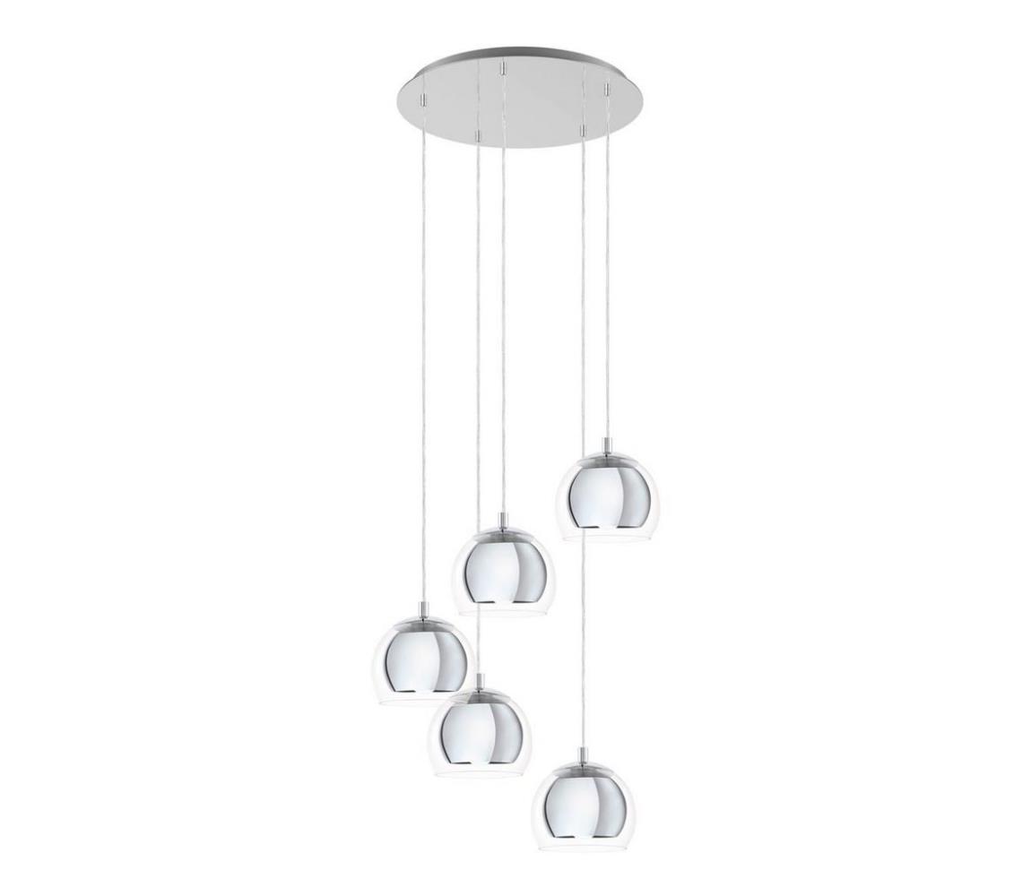 Eglo 98596 - Luster na lanku ROCAMAR 5xE27/28W/230V