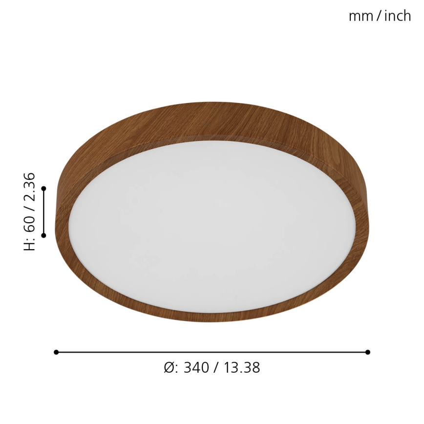 Eglo - LED Stropné svietidlo LED/14,6W/230V