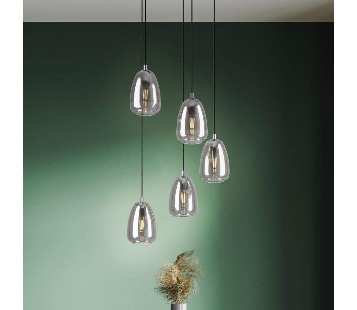 Eglo 98617 - Luster na lanku ALOBRASE 5xE27/40W/230V 98617