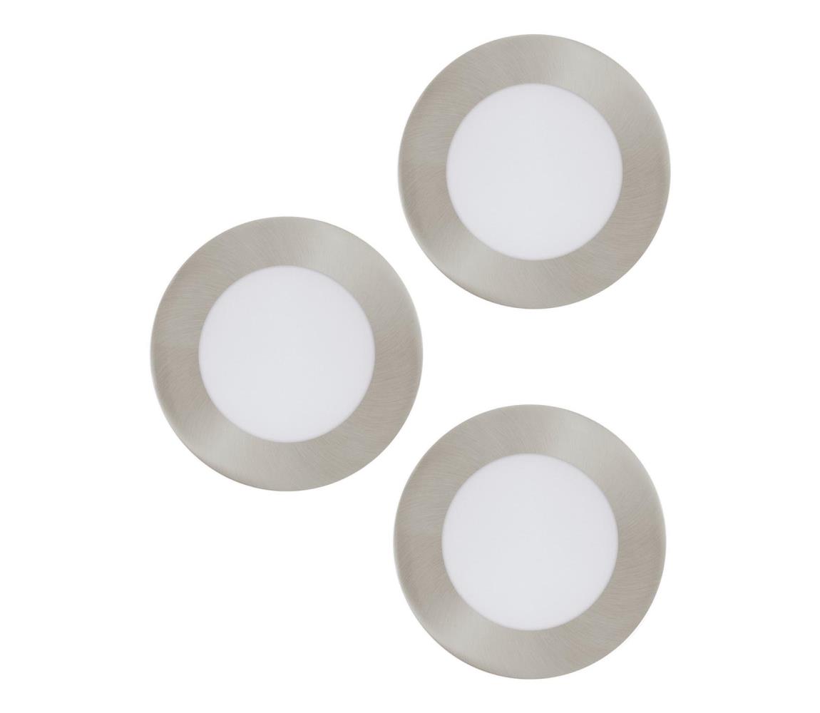 Eglo 98632 - SADA 3x LED zapustených svietidiel FUEVA 3xLED/5W/230V 98632