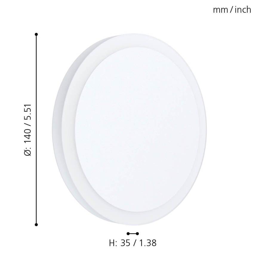Eglo - LED Stropné svietidlo LED/5,4W/230V