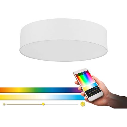 Eglo - LED RGB Stmievateľné stropné svietidlo ROMAO-C LED/33W/230V + diaľkové ovládanie