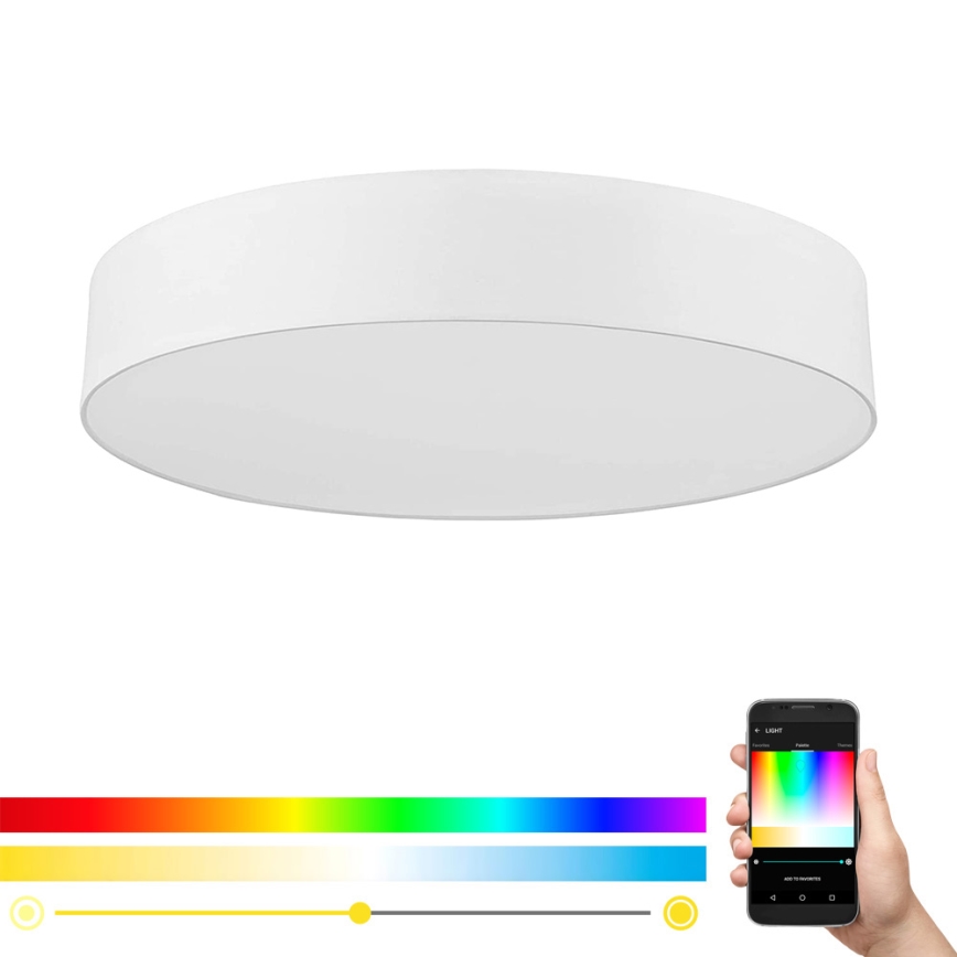 Eglo - LED RGB Stmievateľné stropné svietidlo ROMAO-C LED/42W/230V + diaľkové ovládanie