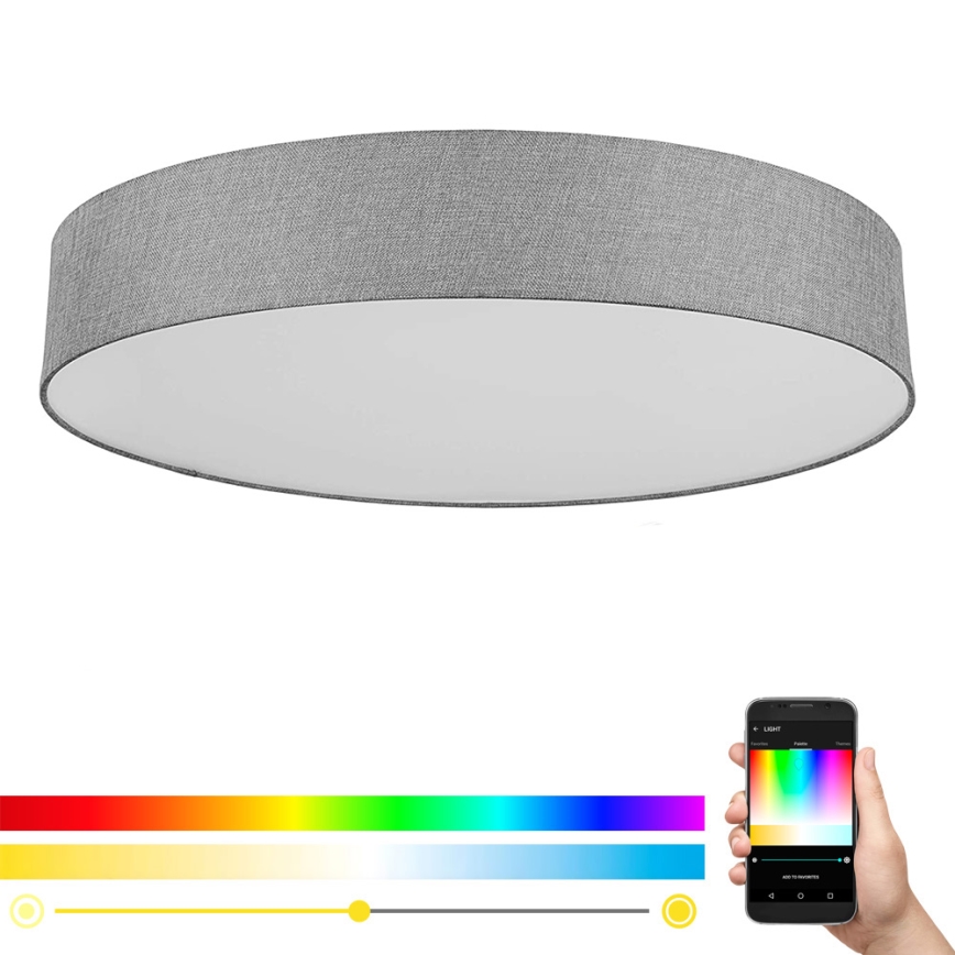 Eglo - LED RGB Stmievateľné stropné svietidlo ROMAO-C LED/42W/230V + diaľkové ovládanie