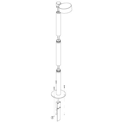 Eglo - LED Vonkajšia lampa LED/6W/230V IP44