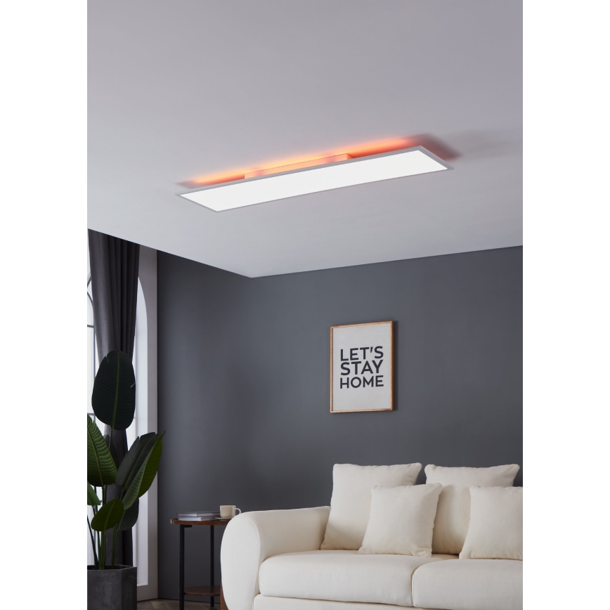 Eglo - LED RGBW Stmievateľné stropné svietidlo LED/32,5W/230V 2700-6500K 120x30 cm + diaľkové ovládanie