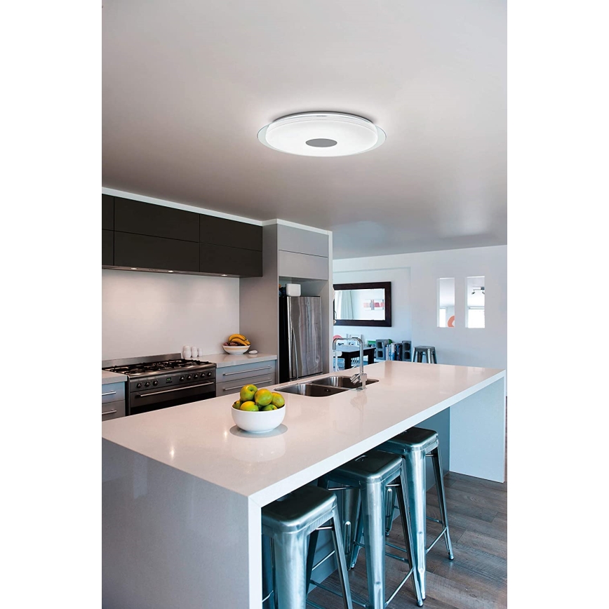 Eglo - LED RGB Stmievateľné stropné svietidlo LANCIANO-C LED/53W/230V + diaľkové ovládanie